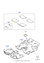 LR044491 - Land Rover Kit - Floor Contour Mat