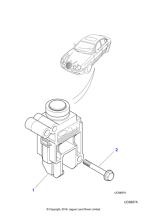 XR812217 - Jaguar Hexagon flange screw
