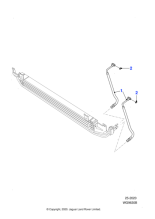 C2S45093 - Jaguar Oil cooler hose