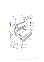 HVA500310 - Land Rover Foam-squab