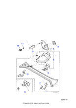 CAP863 - Jaguar Fuel filler reinforcement panel