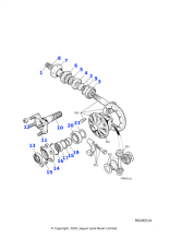 JLM10782 - Jaguar Xylan coated washer