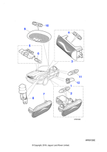 C2S23510 - Jaguar Bulb holder