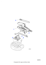 LNA4680AA - Jaguar Headlamp adaptor spacer