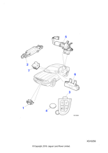 C2C30007 - Jaguar Under bonnet security switch
