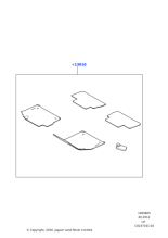 Rubber Mat Set - LHD, Coupé and Five-door