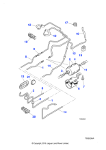 NJE6001BA - Jaguar Fuel return pipe