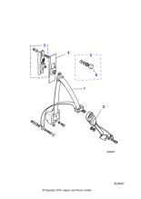 HNA7004BALFJ - Jaguar Seatbelt