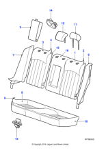 C2S41932LJE - Jaguar Seat squab
