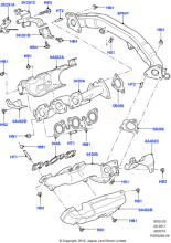 LR066023 - Land Rover Manifold - Exhaust