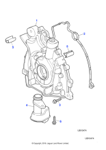 C2Z31680 - Jaguar Oil pump
