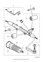 C2Z2224 - Jaguar Flanged nut