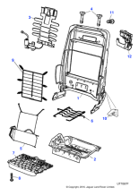 C2C21154 - Jaguar Cushion suspension spring