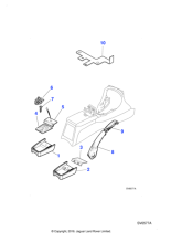 BBC8972 - Jaguar Cup tray finisher badge