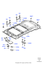 LR008734 - Land Rover Headlining - Roof