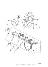ANR2202LNF - Land Rover Pad Steering Wheel