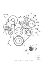 PQR101150 - Land Rover Pulley-idler ancillary drive