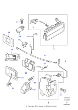 ALR9786 - Land Rover Latch assembly-rear door