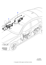 T2H28465 - Jaguar Driver's door harness