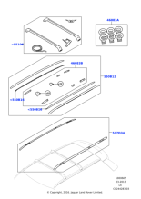 LR049927 - Land Rover COVER - ROOF RAIL