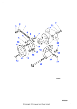 JLM9565 - Jaguar Hexagonal head bolt