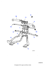 XR832147 - Jaguar Airconditioning distribution chamber