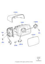LR019962 - Land Rover Cover - Mirror Housing