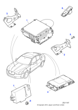 C2D30711E - Jaguar Information and entertainment module