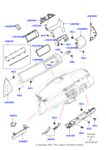 LR026096 - Land Rover Bezel - Instrument Panel