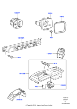 YUG500400MBF - Land Rover Switch