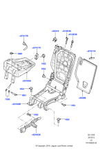 ERG500021SMS - Land Rover Cover - Rear Seat Bracket