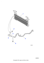 XR87066 - Jaguar Oil cooler hose