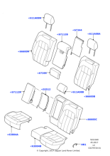 LR099196 - Land Rover Cover - Seat Back