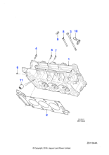 AJ813950 - Jaguar Gasket-Cylinder Head