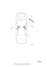 C2S47391 - Jaguar Seat harness