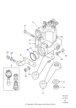 LR041261 - Land Rover Bar-tie-bent forging