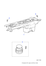 C2D38186 - Jaguar Rotary switch kit