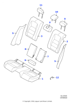 T2H44023YPL - Jaguar Headrest