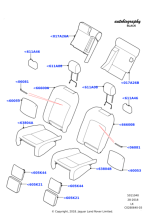 LR107979 - Land Rover CALF REST