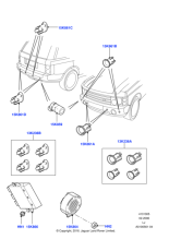 YWC000931 - Land Rover Module - Parking Aid System