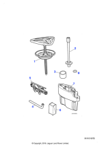 XR826370 - Jaguar Wheel chock