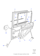 BFO710070 - Land Rover Panel-inner