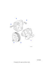 C2C34042 - Jaguar Power steering pump