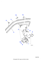 BCC6422 - Jaguar Rail seal