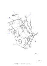 XR824947 - Jaguar Timing cover
