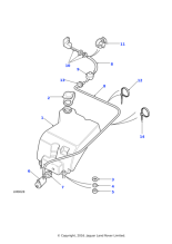 LR034309 - Land Rover Jet assembly-nozzle wash system