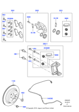 LR020487 - Land Rover Bracket - Brake Caliper
