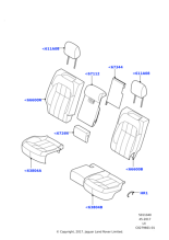 LR099436 - Land Rover Cover - Seat Back