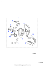 XR848449 - Jaguar Exhaust silencer