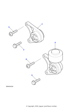 KHC500090 - Land Rover Bracket-Transmission Mounting